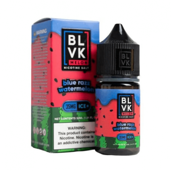 BLVK SaltNic 30ml - BLUERAZZ WATERMELON  | פטל כחול אבטיח 