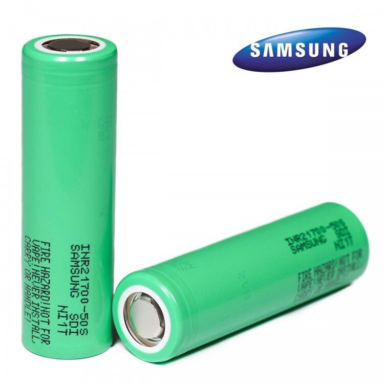 Samsung 50S 21700 5000mAh 35A Battery Samsung 50S 21700 5000mAh 35A Battery